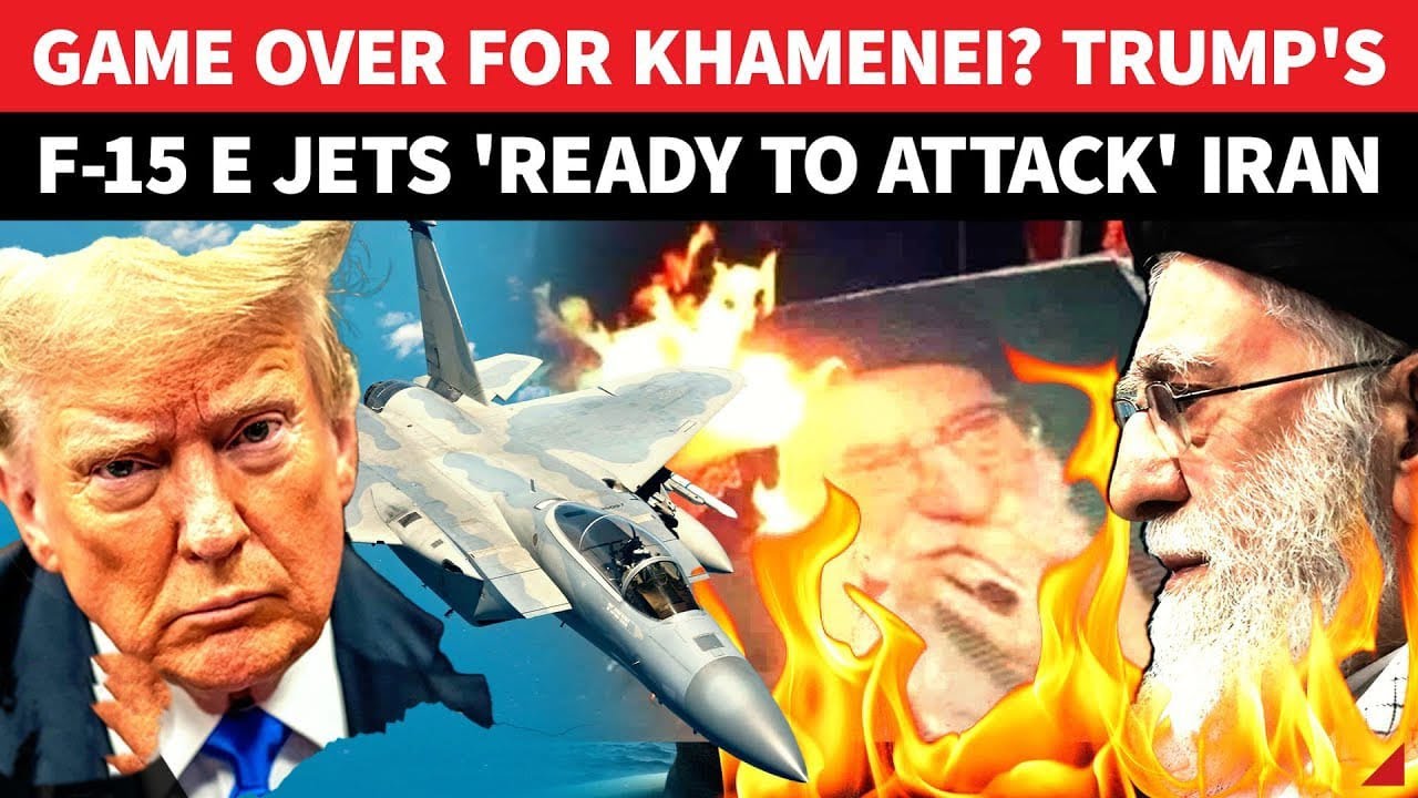 ‘Death to Dictator’: Trump Puts Khamenei on Notice as U.S. Military Readies F-15E Jets and Iran