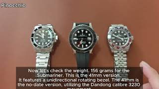 VSF V3 Super Clones Reviewed: Pepsi UV Bezel Test & 150g Weighted 42mm (Dandong Movements)
