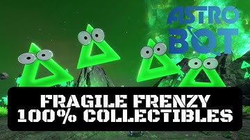 Astro Bot Fragile Frenzy 100% Collectibles Guide | (Tentacle System) Full Completion