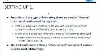 Auditing Analytical Laboratories for FDA Compliance