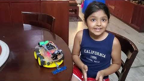 My First Line Follower Robot using five Infrared sensors and block programming on Arduino Uno.