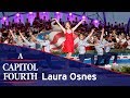 Laura Osnes performs a medley of patriotic songs on the 2017 A Capitol Fourth