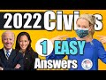 100 civics questions ONE SIMPLEST answers for US naturalization test with MASK | 2008 Civics Test