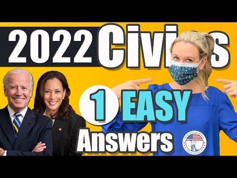 100 mga tanong at sagot sa sibika para sa pagsubok sa naturalization sa MASK | 2008 Civics Test