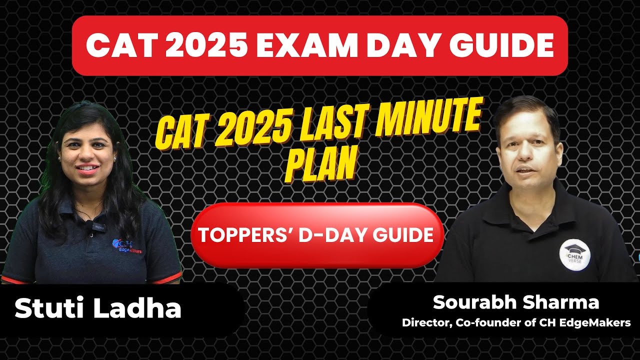 CAT 2025 D-DAY! Last Minute DOs & DON’Ts That Can Make or Break Your ...