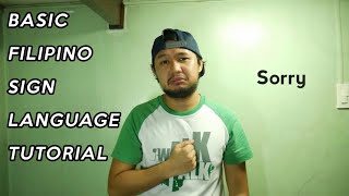 BASIC FILIPINO SIGN LANGUAGE