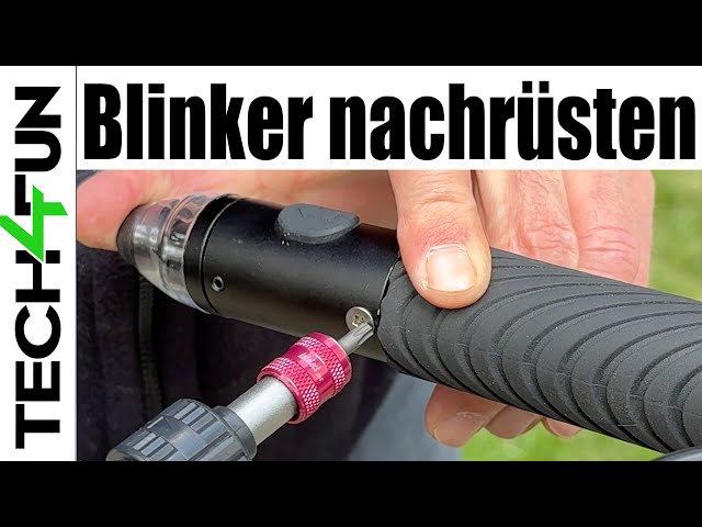🛴 E-Scooter Blinker montieren. So gehts ganz einfach! 