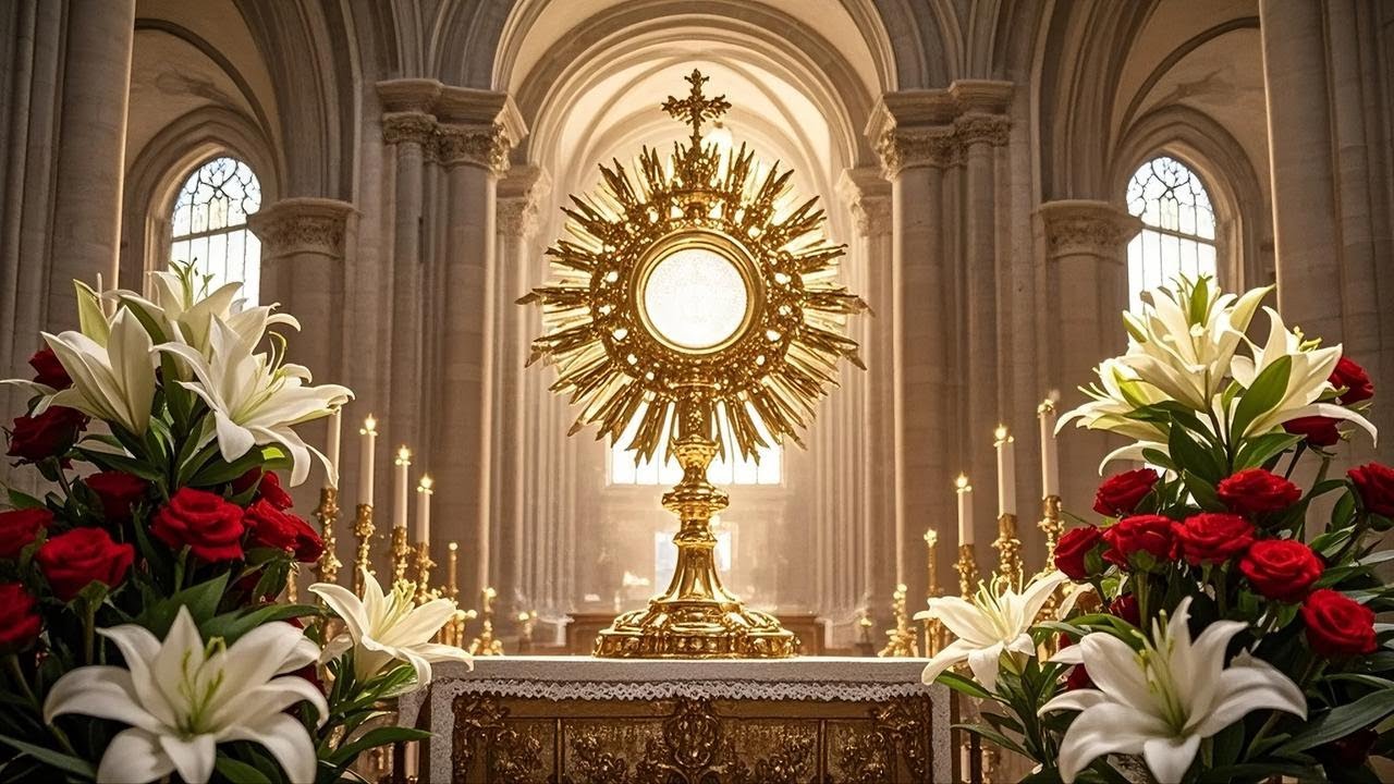 Five Minutes with Jesus in the Blessed Sacrament When You Can’t Go On 🚷