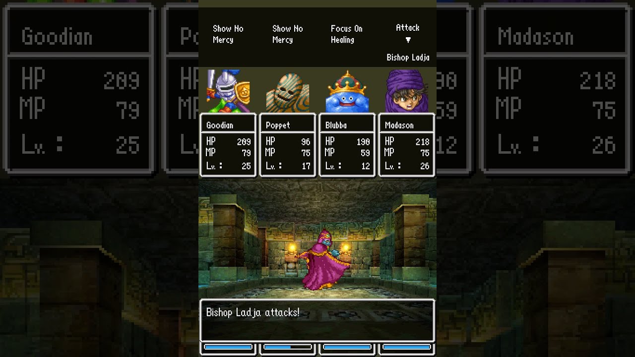 DRAGON QUEST V [Fight] #15 BISHOP LADJA in Talon Tower
