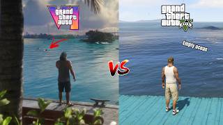 GTA 6 VS GTA 5 GRAPHICS AND DETAILS COMPARISON ( LAUNCH TRAILER )