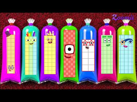 Satisfying Unboxing with Numberblocks mini 100 - Numberblocks Satisfying Video #61