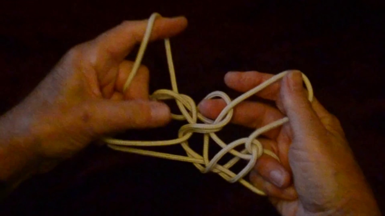 how to make string figure polar bear - YouTube