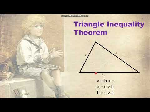 Video: Apakah teorem ketaksamaan segi tiga dalam geometri?