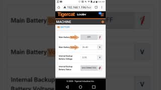 LogOn Machine Battery Panel
LogOn Machine Battery Panel LogOn Machine Battery Panel