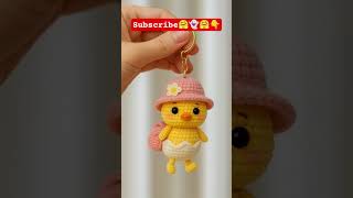 My Top 10 Adoreable Crochet Keychains #crochet #keychain #shorts #viral #easy #simple #trending