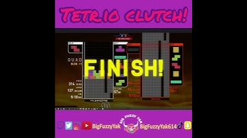 Tetr.io Crazy Clutch #shorts #tetrio #short #shortvideo #tetris
