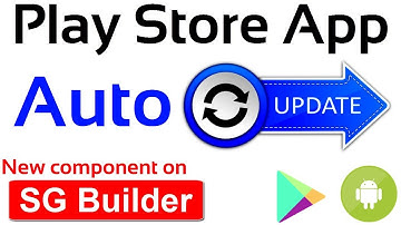 Play Store App ask for auto update - App making in SG Builder | App updater for Android