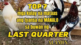 Download Lagu TOP 7 mga kulay na PATOK sa buwan ng LAST QUARTER MP3