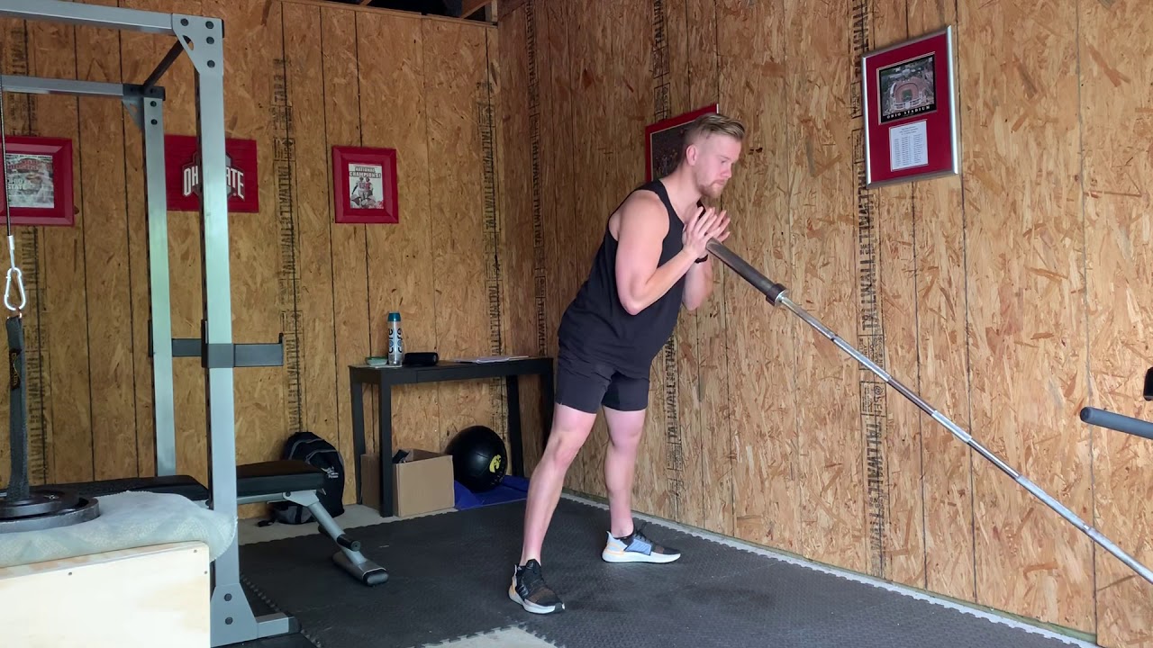 Landmine leg exercises YouTube