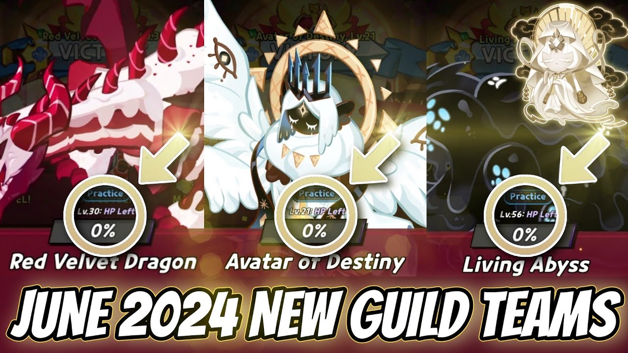 New GUILD BOSS Teams in Cookie Run Kingdom for June 2024 - YouTube