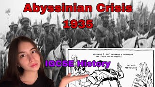 Abyssinian Crisis 1935 / GCSE History
