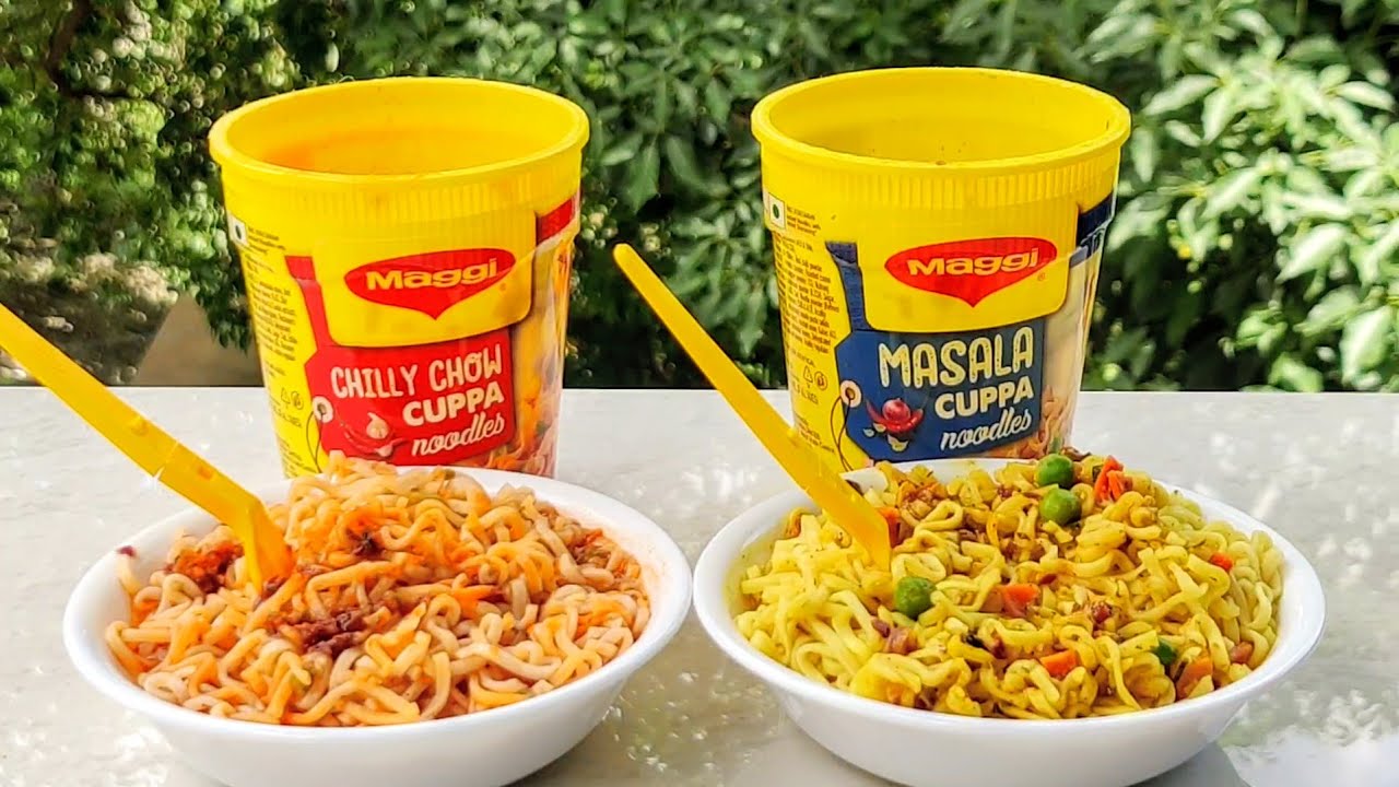 Maggi Cuppa Noodles Indian Snacks Just Add Hot Water YouTube