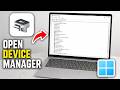 Open Device Manager Using Run Command on Windows