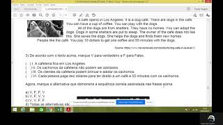 Avaliação Diagnóstica Inglês 7 anos Profa Glauce