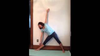 Proper Alignment for Triangle Pose