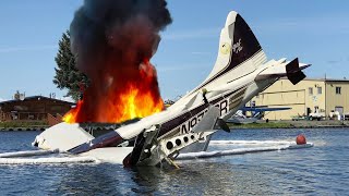 Most Dangerous Emergency Planes &amp; Helicopter Crashing | Awesome Crosswind Landing &amp; Takeoff