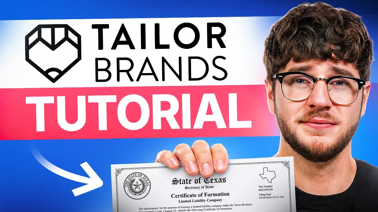 Tailor Brands LLC Tutorial: How to use Tailor Brands to Start an LLC in 2026