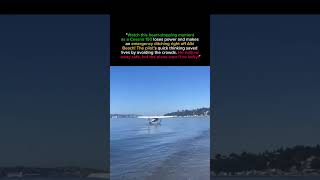 Crash Landing Pilot Ditches Cessna 150 Into The Ocean At Busy Beach