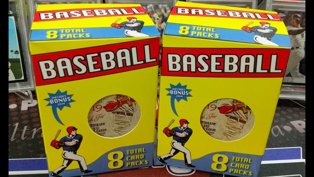 2020 Fairfield Baseball Card Repack Exclusive to Target ** 8 Packs Per