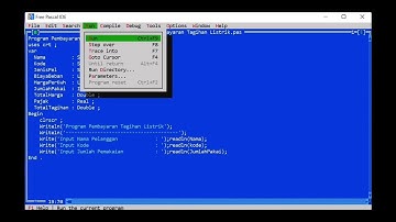 Program Pembayaran Tagihan Listrik Menerapkan Struktur Kendali IF | PASCAL