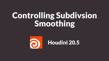 Controlling Subdivision Smoothing in Houdini 20.5
