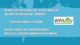 Wp Andy Premium Wordpress to Android App Builder! screenshot 4