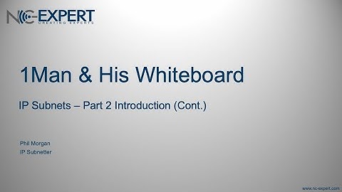 IP Subnetting Part 2 Introduction, cont