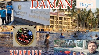 Damman - Hum ne ki swimming pool Masti 🤽♂️ Silver Waves Resort & Spa | surprise #maurvinmehra