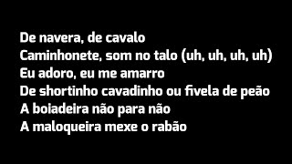 Ana Castela, Belle Kaffer, Charles New - Não Para (Letra. By Sua Letra)