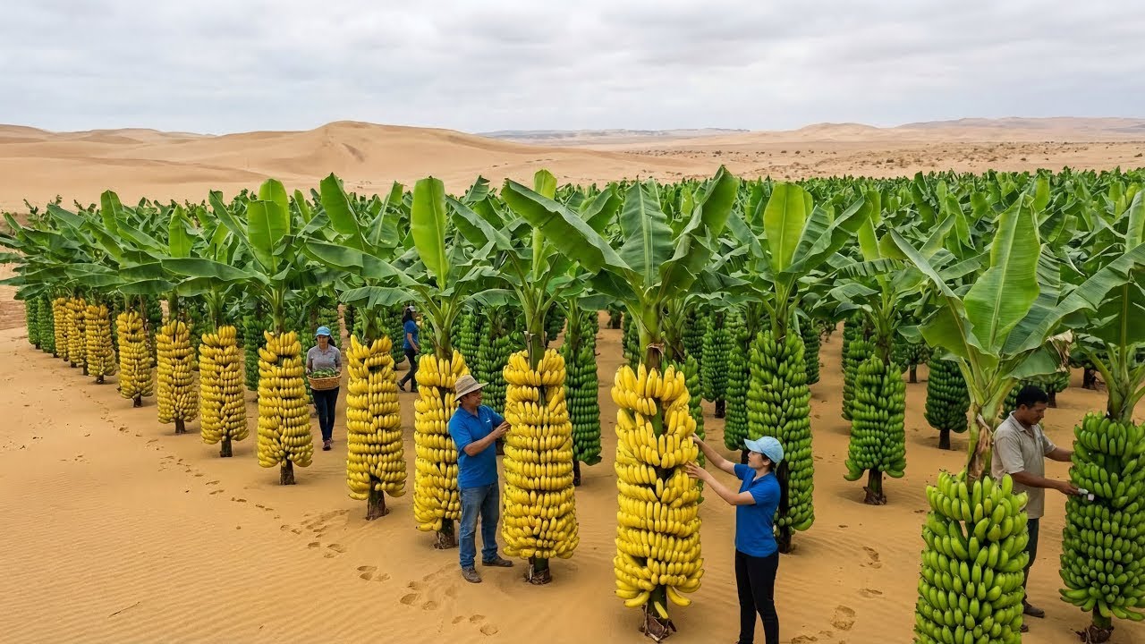 ¿Cómo lucirían los plátanos si se cultivaran en el desierto Los resultados podrían sorprenderte