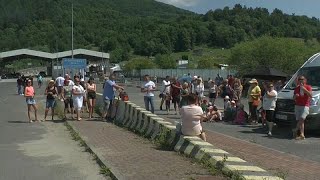 Tüntettek a szlovák-lengyel határon is