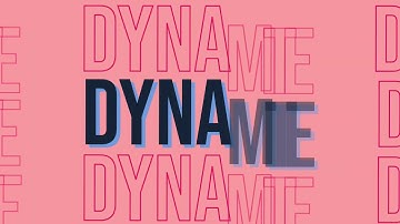 BTS - DYNAMITE LYRIC VIDEO