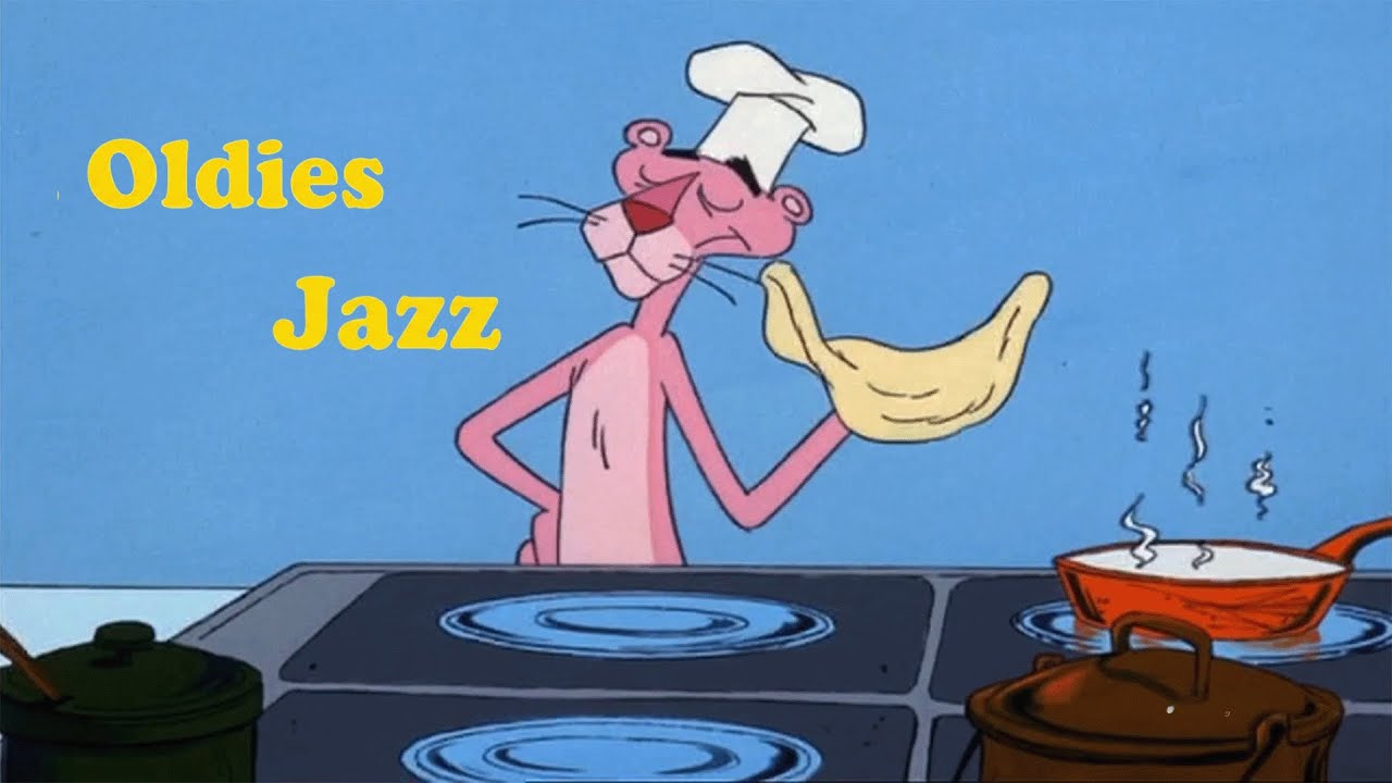 плейлист | Pink Panther готовит в спокойный джазовый вечер (поздняя ночная готовка / смуз-джаз, стар