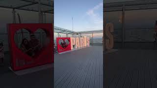 L'imprévisible météo cet été à Paris à 210m de haut depuis l'observatoire de la tour Montparnasse