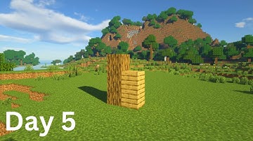 Building a house but only adding one block a day (Day 5)