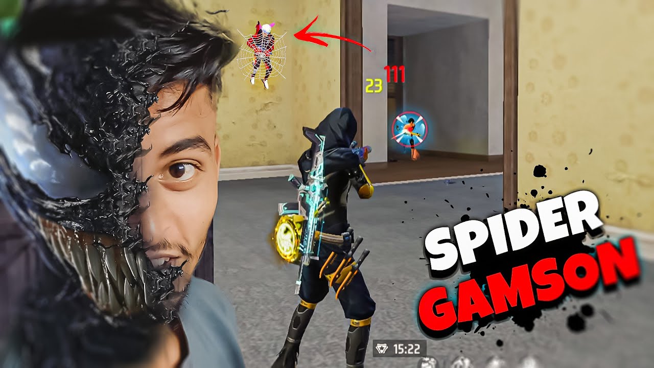 RYDEN CHARACTER SOLO VS SQUAD (SPIDER-GAMSON) | GAMSON FREE FIRE