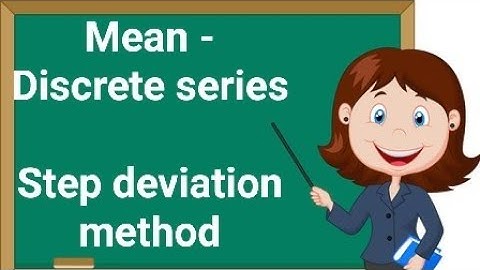 Average(Mean)|class 11| Discrete series| Step deviation method|