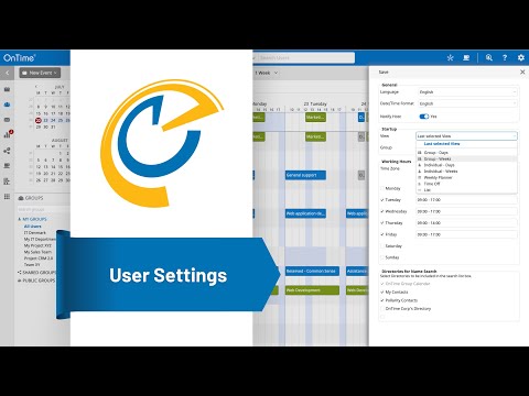 Edit User Settings