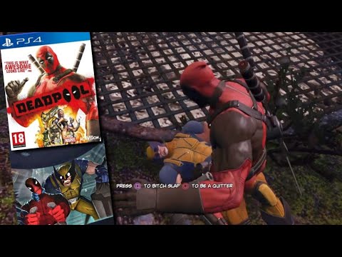 Deadpool Slaps Wolverine A Bunch Of Times 2013 Game Funny Moment