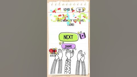 Brain test / level 16 /  tap them in order 1,49,80,5,7,11,101.